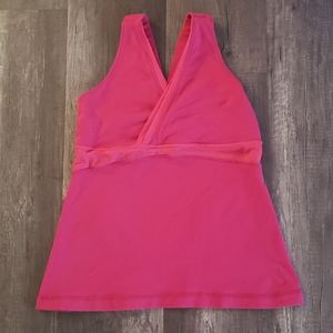 Pink lululemon tank top
